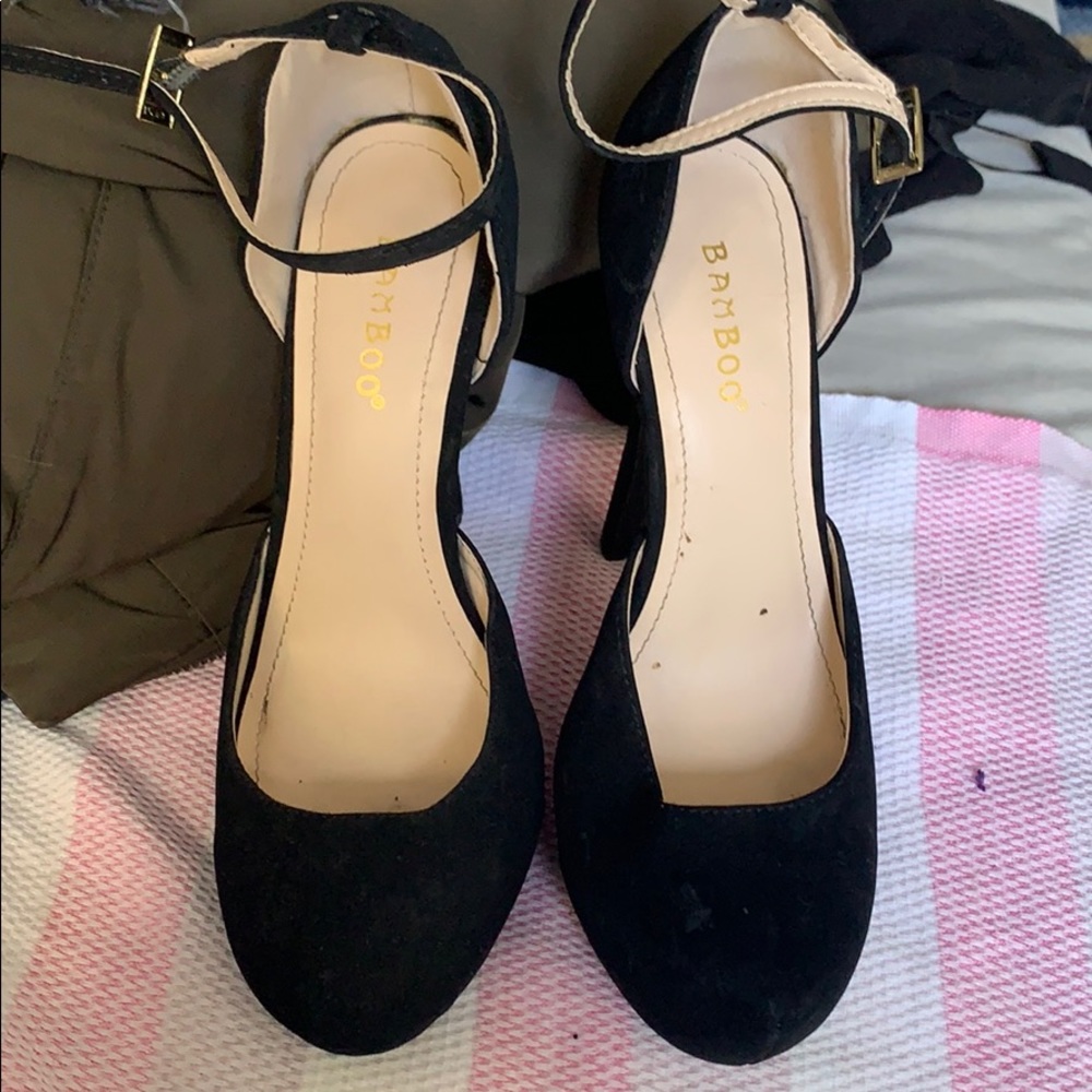 Bamboo high heels